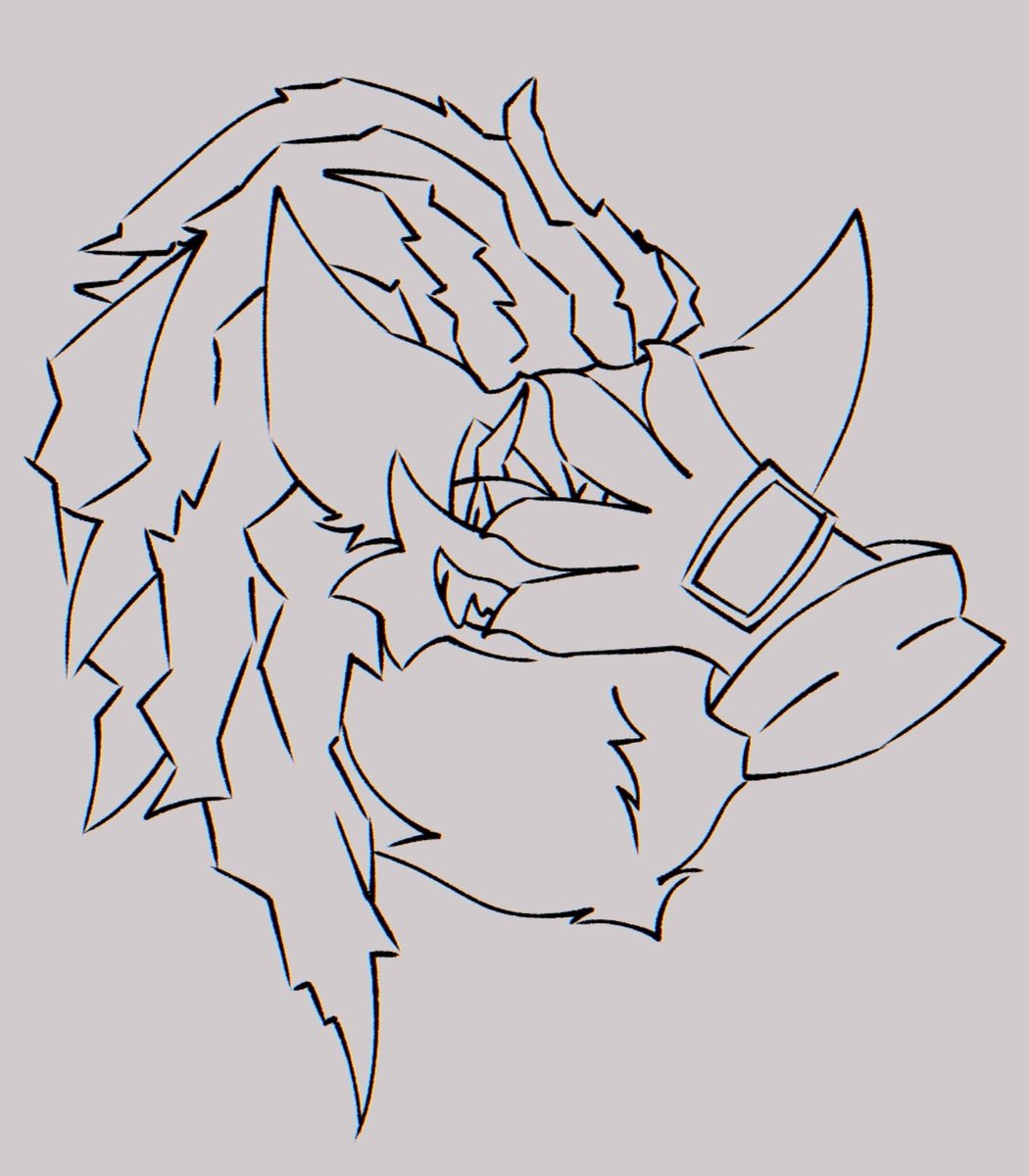 SnowfishIsOut's tweet photo. That pathetic Jackal is back so I lazily doodled him I guess 🙄 https://t.co/xJN70ZaBSq