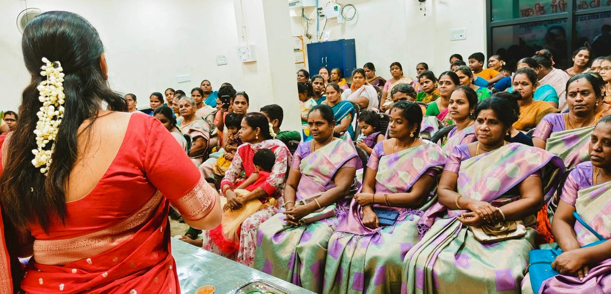 bjp_central's tweet photo. உலக மகளிர் தினத்தை முன்னிட்டு ஆயிரம் விளக்கு பகுதியைச் சேர்ந்த மகளிர் சுய உதவி குழுவை சேர்ந்த நூற்றுக்கணக்கான மகளிர் இணைந்து நடத்திய மகளிர் தின விழாவில் மாநில செயற்குழு உறுப்பினர் திரு கே விஜய ஆனந்த் அவர்கள் கலந்து கொண்டு வாழ்த்துக்கள் தெரிவித்த போது நிகழ்ச்சியில் திருமதி ஜெயந்தி https://t.co/rXvNaN3s2M