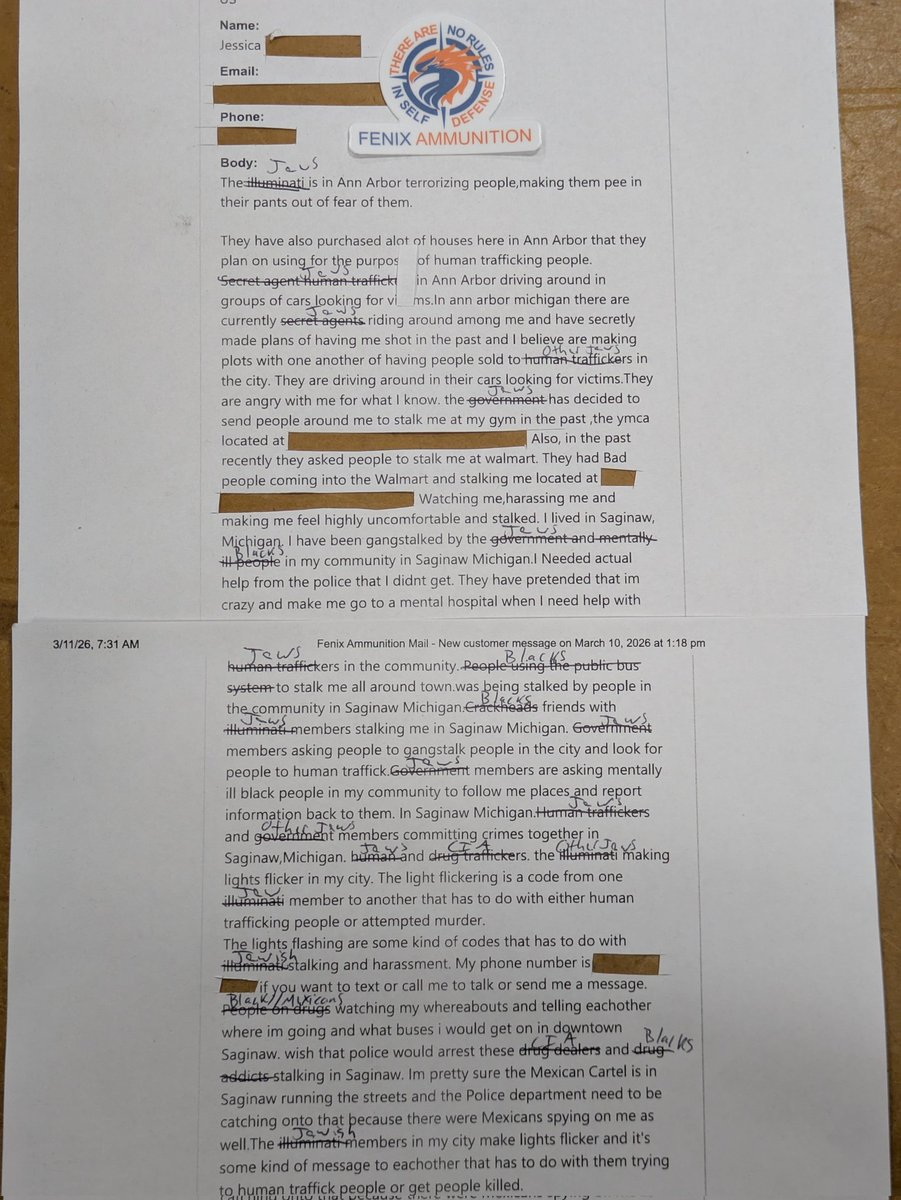 We get some wild emails here but I think this one takes the prize. I do not think this could have been written as a joke it is far too unhinged. I made some helpful edits though.