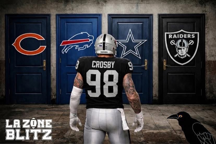 À mon avis, Maxx Crosby va atterrir dans une de ces 4 équipes en 2026… vous en pensez quoi ? 

#Raiders #Bears #Bills #Cowboys #NFL #maxxcrosby #Ravens