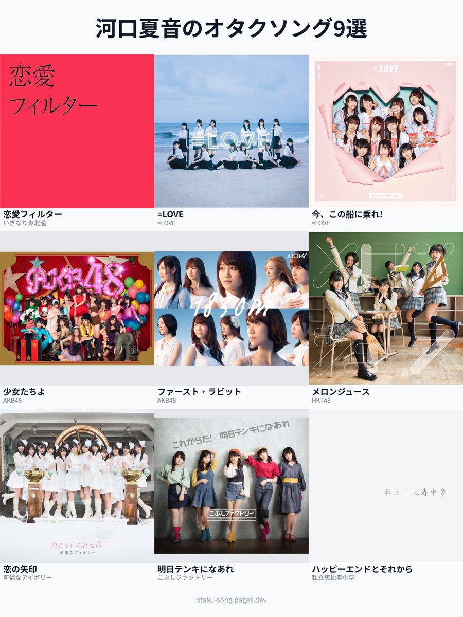 河口 夏音 on X: 