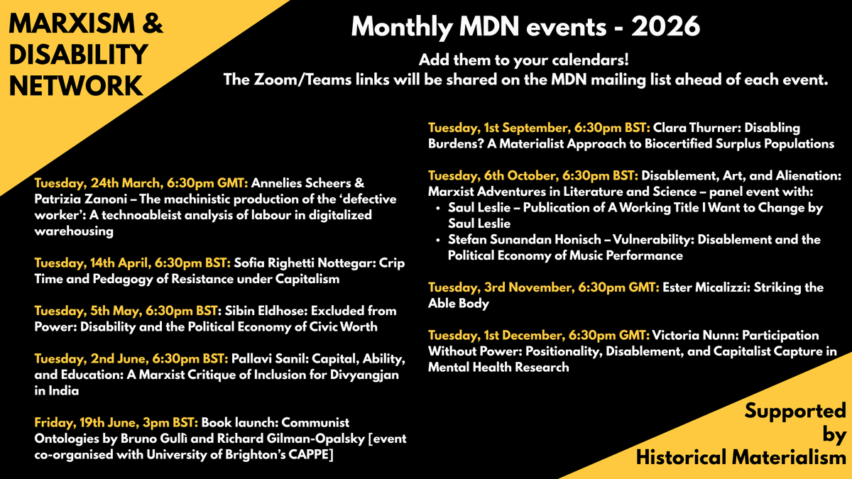 Marxism & Disability Network tweet media