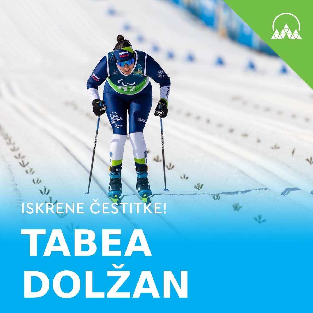 ParalympicsSLO's tweet photo. TABEA DO 11. MESTA 🇸🇮🎿
Slovenska smučarska tekačica Tabea Dolžan je na paralimpijski tekmi na 10 km v klasični tehniki zasedla 11. mesto in s tem zaključila svoje nastope na igrah Milano–Cortina 2026. 🏁
#NPCSlovenia #ParaSportSlovenia #MilanoCortina2026 https://t.co/zEyRXTuNv3