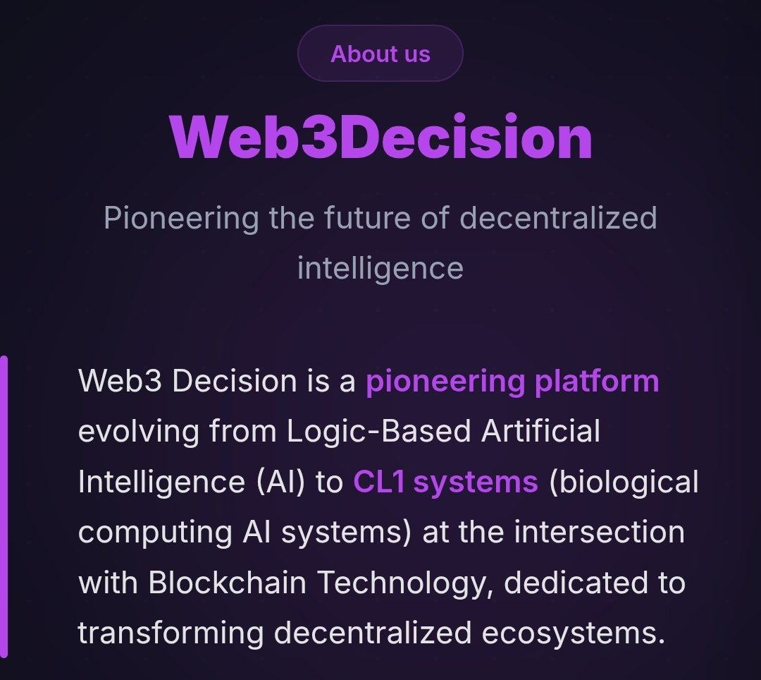 Web3 Decision tweet media