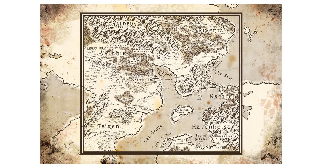 thenobleartist's tweet image. As promised, here's the other map I did for Justin Fox. Make sure to check out his website for info on his fantasy setting. These are both becoming two of my favourite maps I've done. 
#maps #worldbuilding #fantasymap