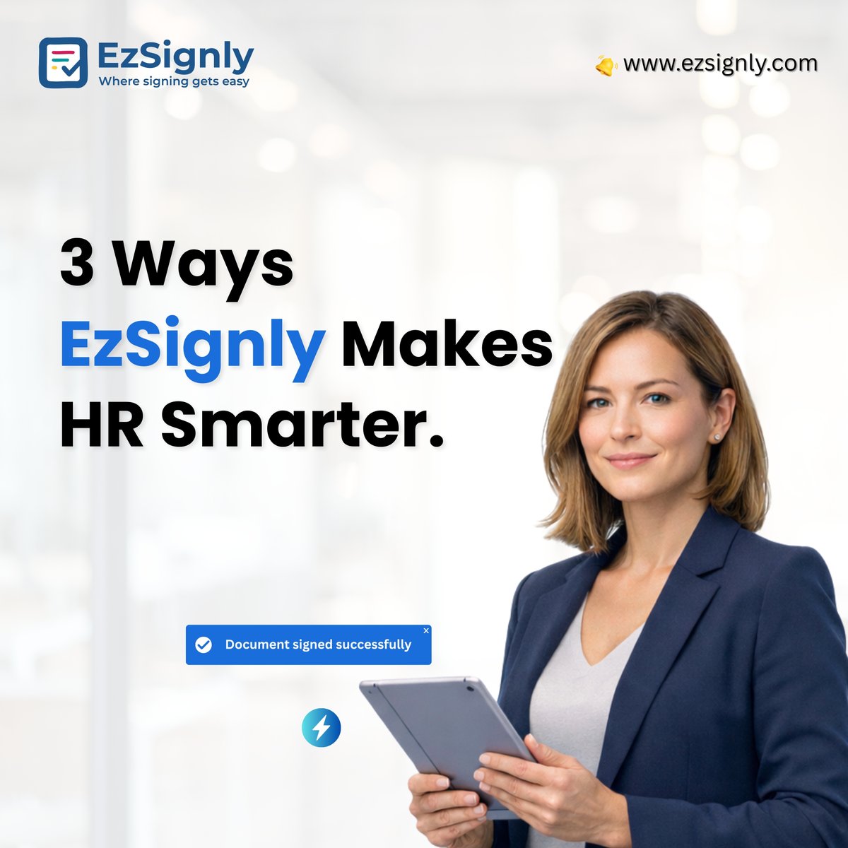 ezsignly's tweet image. HR shouldn't be buried in paperwork.
From AI-powered contract prep to one-click bulk onboarding, EzSignly automates the busy work so you can focus on your people.
⚡️ezsignly.com
#SecureSigning #DigitalTransformation #EzSignly #FutureOfWork #esignaturesoftware #esignhr
