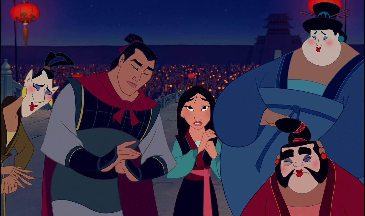 “Por mucho que sople el viento, una montaña nunca se arrodillará a su paso.”

🎬Mulan (Tony Bancroft y Barry Cook, 1998