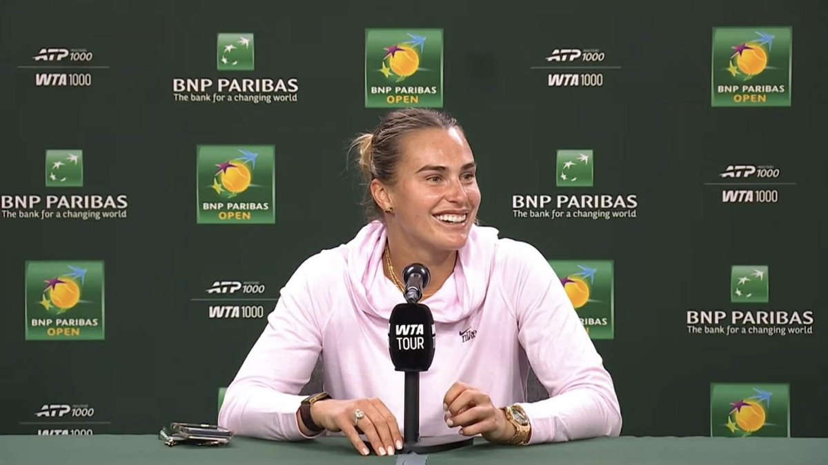 Aryna Sabalenka: "Parità di genere nel tennis? Siamo sulla strada giusta".
Il punto di vista della numero uno WTA sul delicato tema
tennisworlditalia.com/tennis/news/In…
#IntervisteTennis #ArynaSabalenka #NaomiOsaka #JasminePaolini