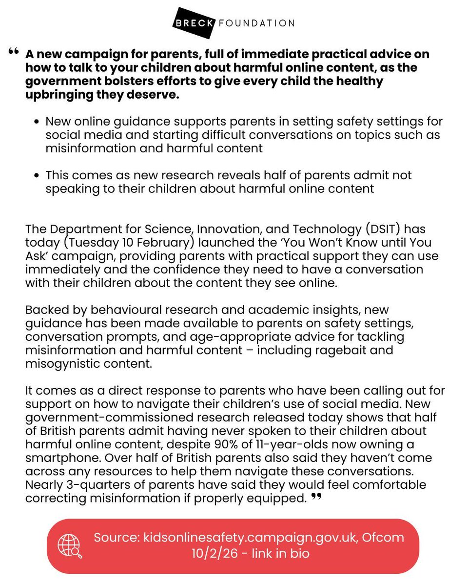 Breck Foundation tweet media