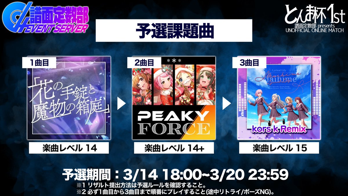 グルミク譜面定数部@Ver.5.0公開! tweet media