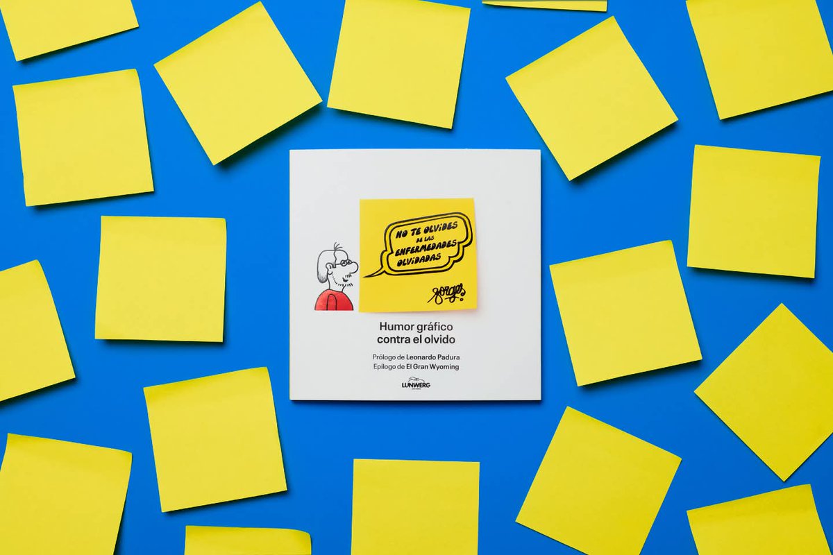 malagonhumor's tweet photo. En homenaje a Forges y su mítica frase “No te olvides…”, cada uno de nosotros ha dibujado una viñeta para este libro solidario donde todos beneficios obtenidos se destinarán a apoyarla investigación
#NoteOlvides  #HumorGráfico #EnfermedadesOlvidadas
@isglobalorg
@lunwerg
@postit https://t.co/XneXj3UaXX