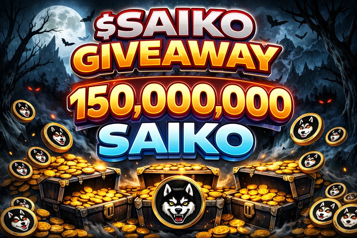ShakoshiMirazyi's tweet photo. Okay it's finally time to do the GIVEAWAY to the $SAIKO Holders.

I will giveaway 150,000,000 $SAIKO to one lucky winner

Winner will be chosen on 15th of March 2026.

Rules:
1) Follow @Saikoinu_ 
2) Follow me
3) Retweet + Like
4) The winner must have any amount of $SAIKO on his/her wallet.

Drop your ETH wallet in the comments👇