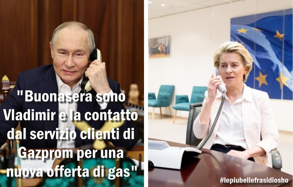 #Putin offre #gas e petrolio ai nemici europei

#Iran #Hormuz