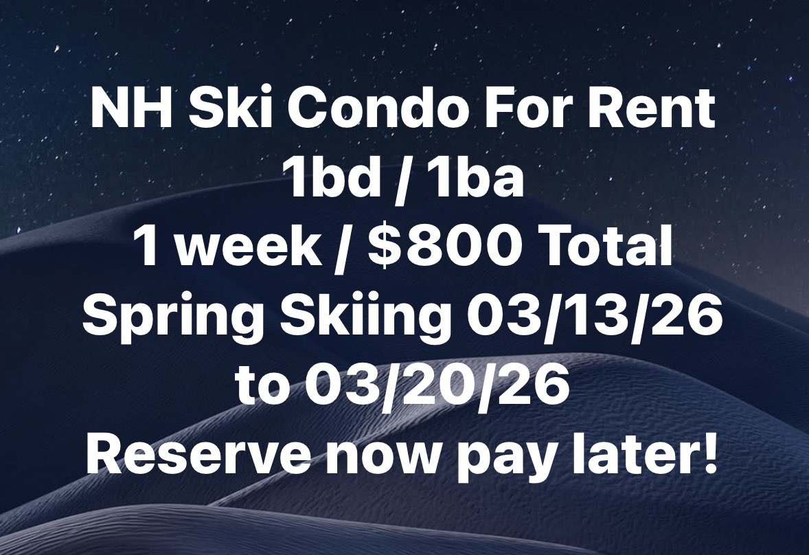 UPDATE - RENTED 3-11-26