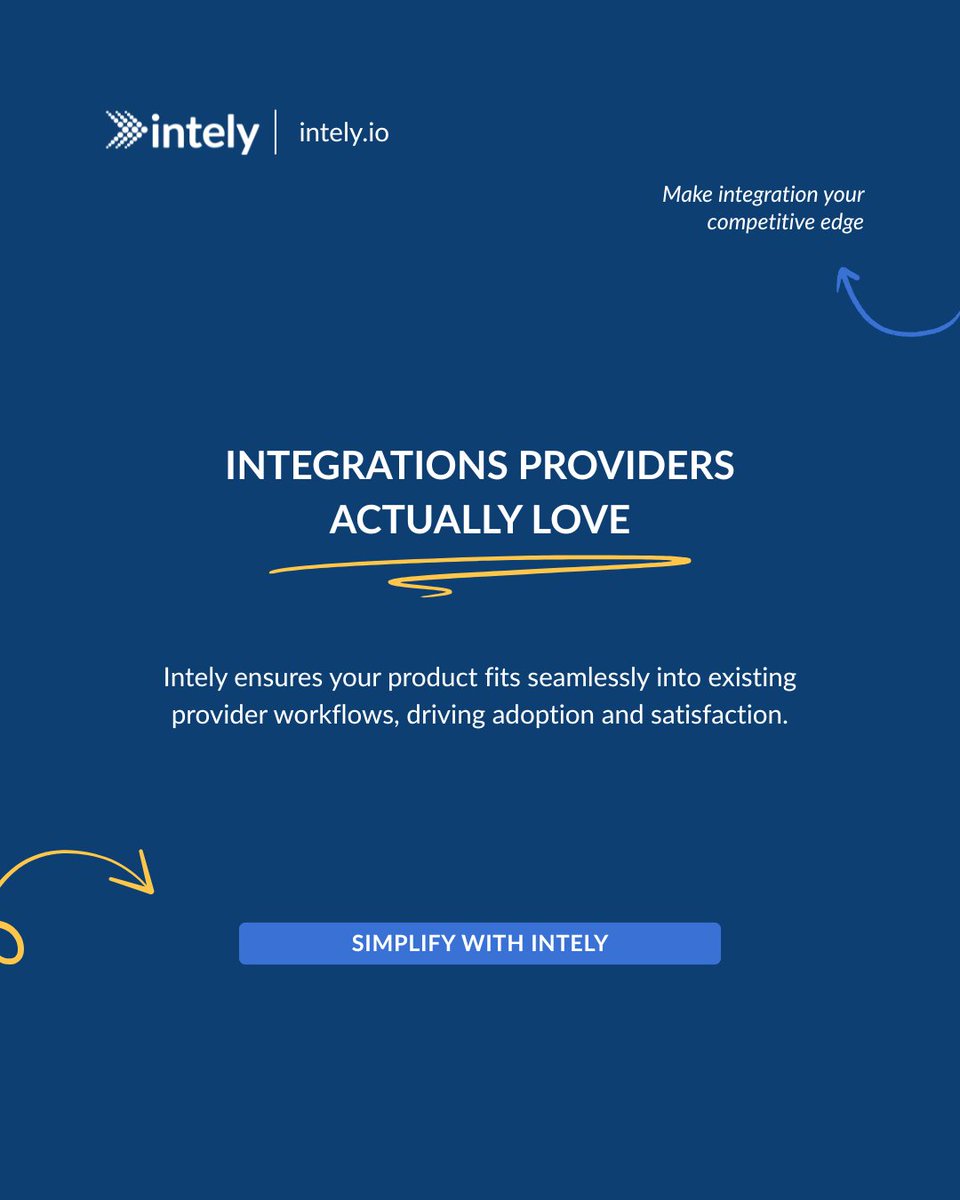 intely_io's tweet photo. Providers expect connected workflows. Intely ensures your software fits seamlessly into existing EHRs and daily routines.
#ProviderExperience #HealthcareTechnology #WorkflowIntegration #EHRConnectivity #Intely https://t.co/sSzywLK3UW