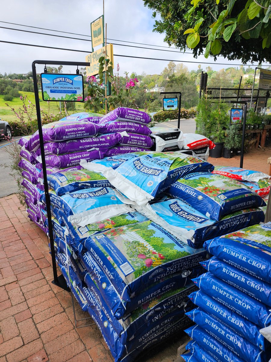 Master_Nursery's tweet image. 🌿 #Signage that makes choosing the right soil easy! 🛒🌸🌱

Lloyd Snapp from El Plantio Nursery says clear @MN_BumperCrop POP displays from Garden Center Marketing help customers shop smarter—fewer questions, better choices!

elplantionurseryescondido.com | gardencentermarketing.com
