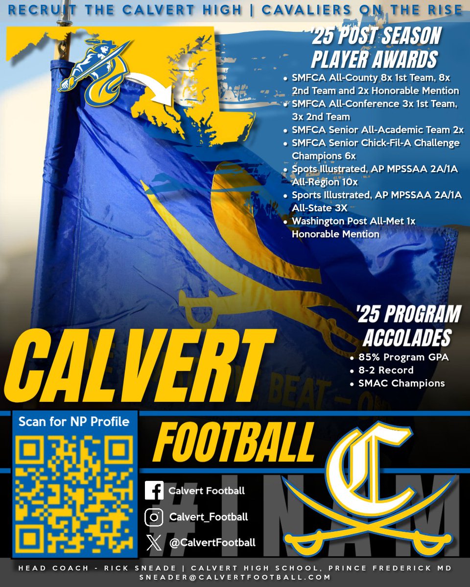 Calvert Football tweet media