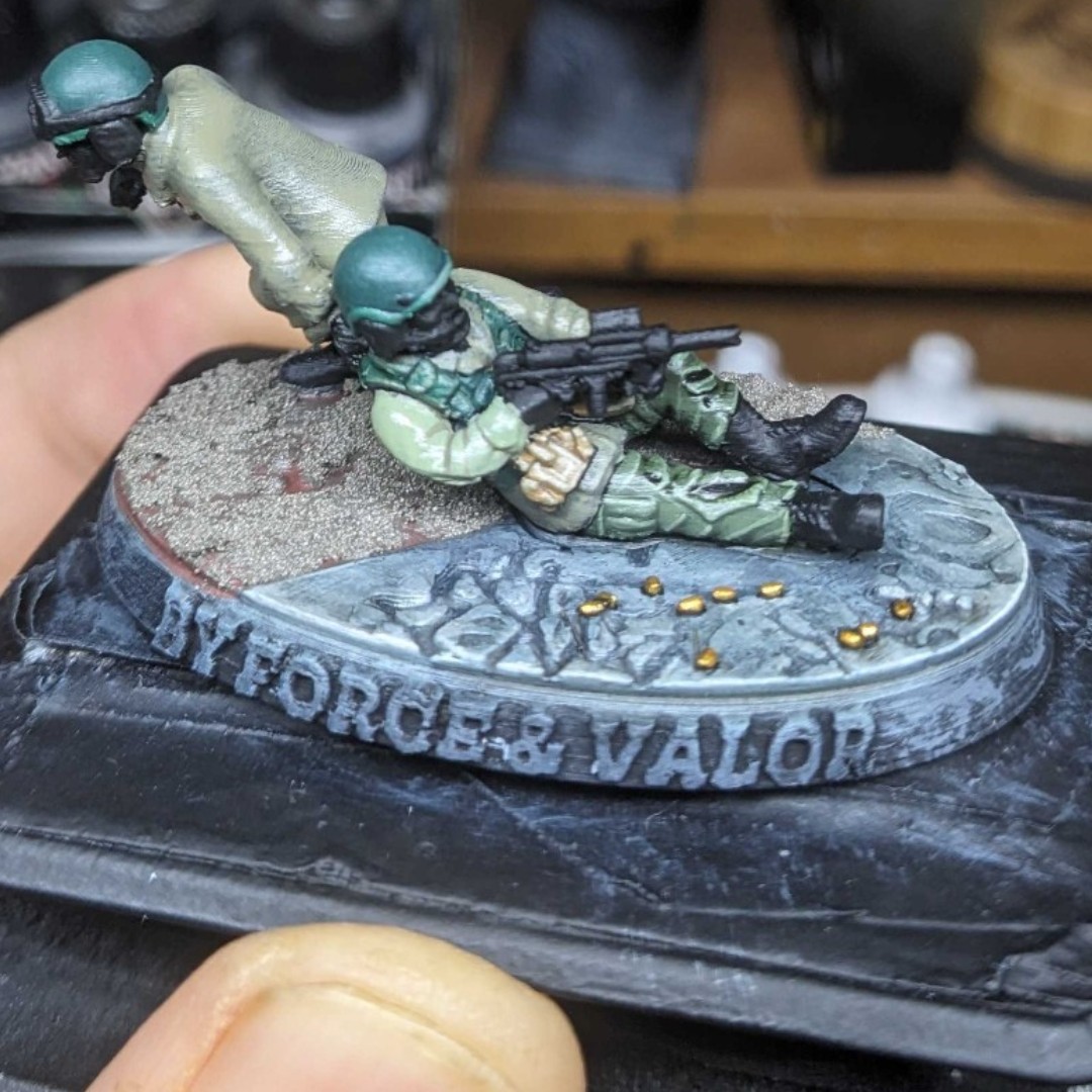 WargamesIll's tweet image. Wi Painter Matt is currently working on By Force &amp;amp; Valor - the Salute 53 free digital miniature. We’ll show you the finished version in the May 2026 issue of Wargames Illustrated, which will be on pre-release sale at Salute.

#WiPWednesday #WorkInProgressWednesday #Salute