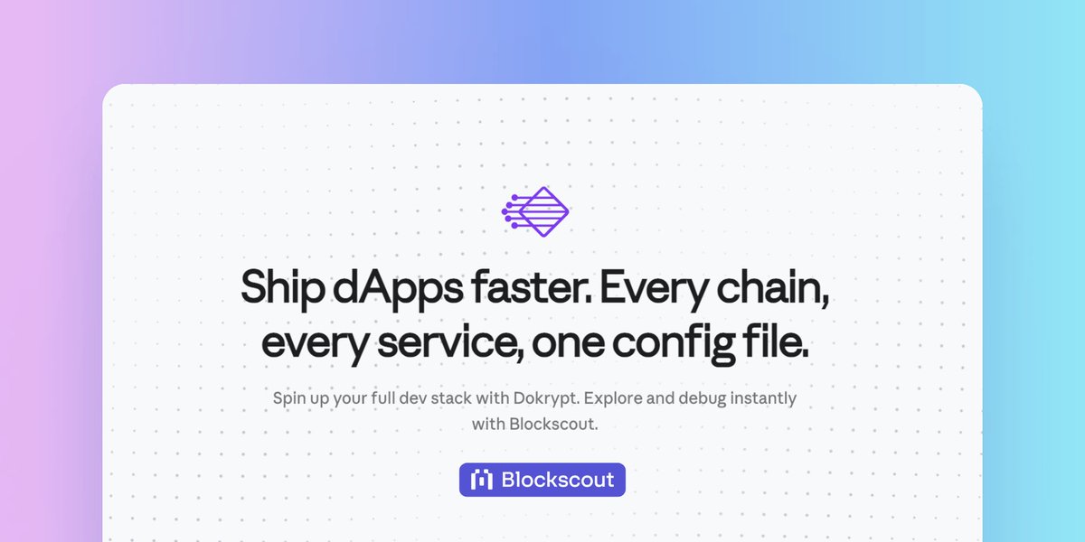 Blockscout 🔭 tweet media