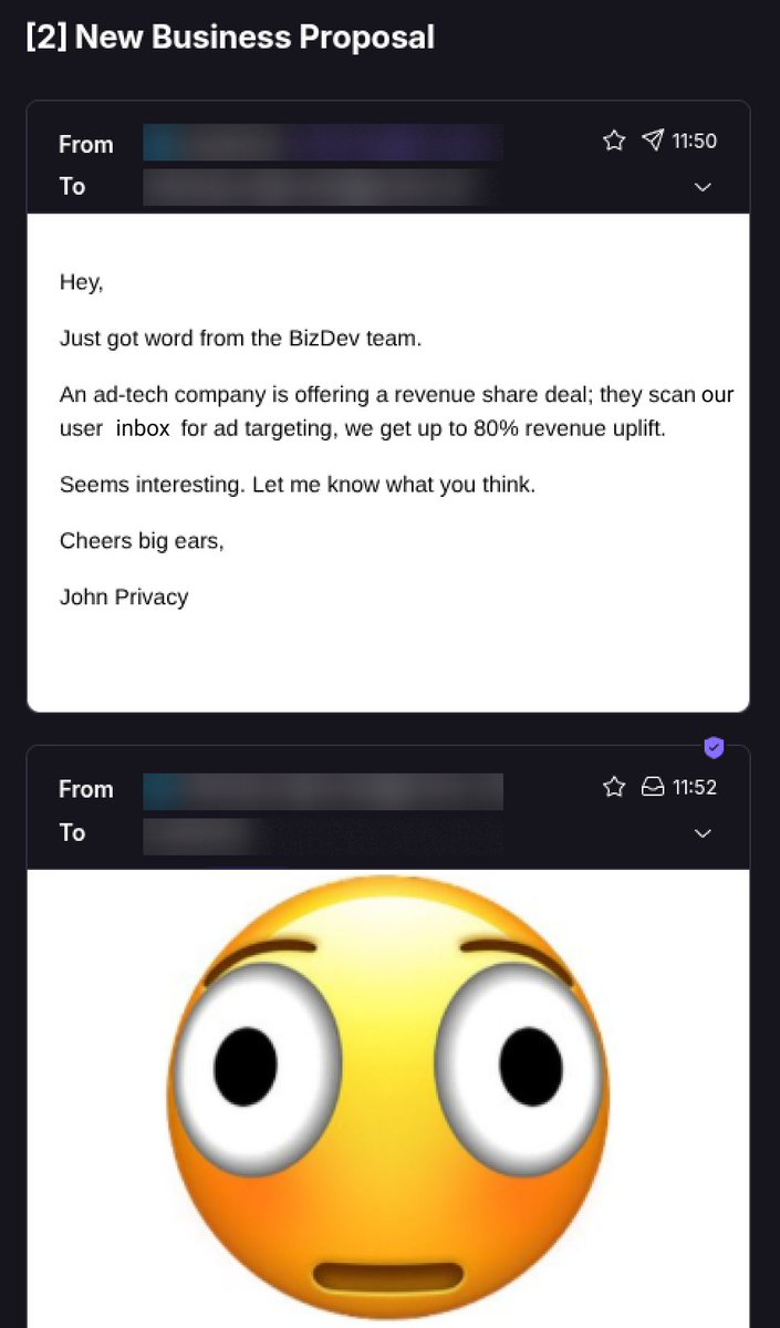 Proton Mail tweet media
