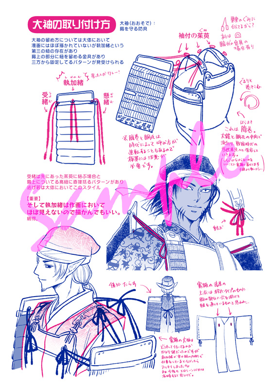 【3.20　春コミ新刊②】
「どうにかラクに鎧を描きたい」
A4/8P/￥100　(not漫画）
ngwk鎧作画の構造解説と時短テクの紹介本。
あくまでngwk鎧考察で実際の鎧の構造とは違うので注意。構造が分かると描きやすくなるだろうなというのと自己流の素材作成や貼り方のコツなどを紹介してます。