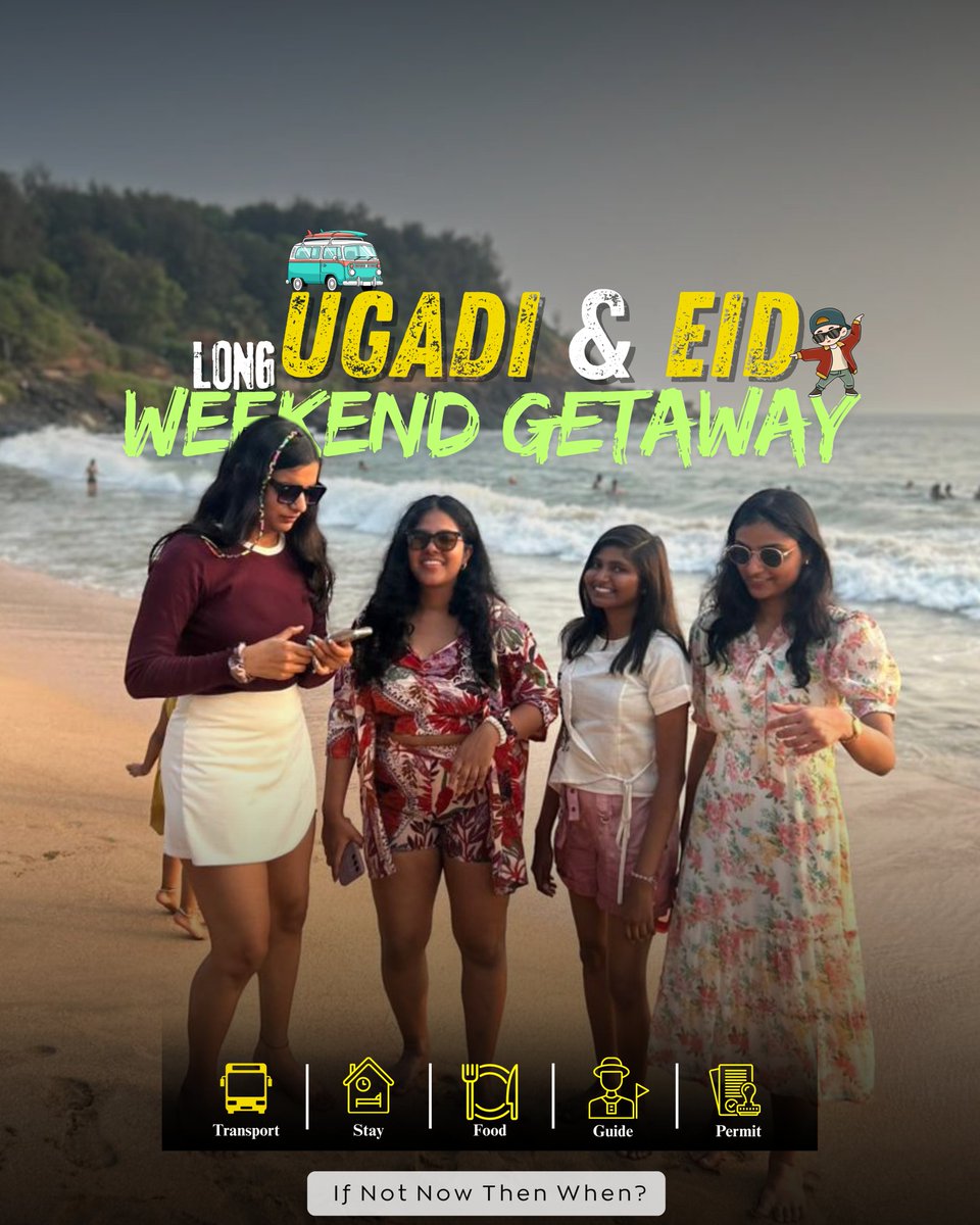 E2Eadventures's tweet photo. Ugadi 🌸 or Eid 🌙 the perfect excuse to escape the city and chase new adventures.
🎁 Festive Special – Up to 20% OFF
⏳ Limited slots for upcoming departures from Bangalore.
#Escape2Explore #BangaloreTreks #WeekendTrips #UgadiEidSpecial #AdventureFromBangalore https://t.co/ckZlRzhWWN