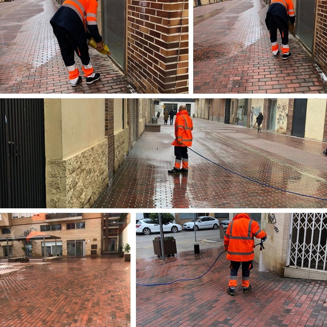 Desinfección y eliminación de olores con baldeo a presión e hipoclorito para una limpieza exhaustiva. ✨💧

Trabajamos cada día para mantener nuestras calles en las mejores condiciones.

#ComprometidosConLaLimpieza #MolinadeSegura