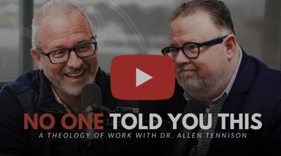 Most marketplace Christians have quietly assumed their work is spiritually irrelevant.

Dr. Allen Tennison (chief theologian for the Assemblies of God) dismantles that idea in this conversation with The Stone Table.

youtu.be/nAgiaw1bT0g?si…

#faithandwork #theologyofwork #gospel