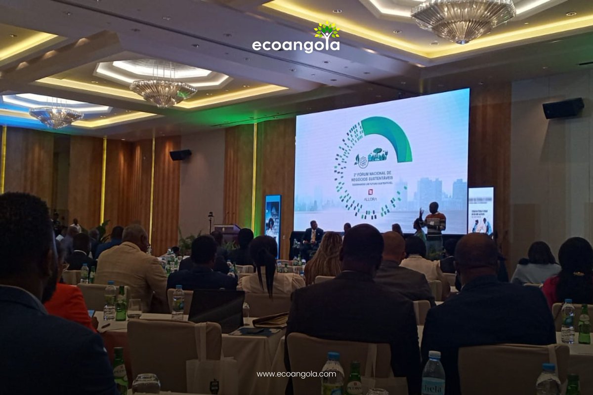 EcoAngola's tweet photo. A EcoAngola participou no 2.º Fórum Nacional de Negócios Sustentáveis, realizado em Luanda, sob o lema “Construindo um Futuro Sustentável”.

Debates sobre ESG, transição energética e o papel das empresas na sustentabilidade.

#EcoAngola #Sustentabilidade #ESG #Angola https://t.co/3G7oWjS7o2