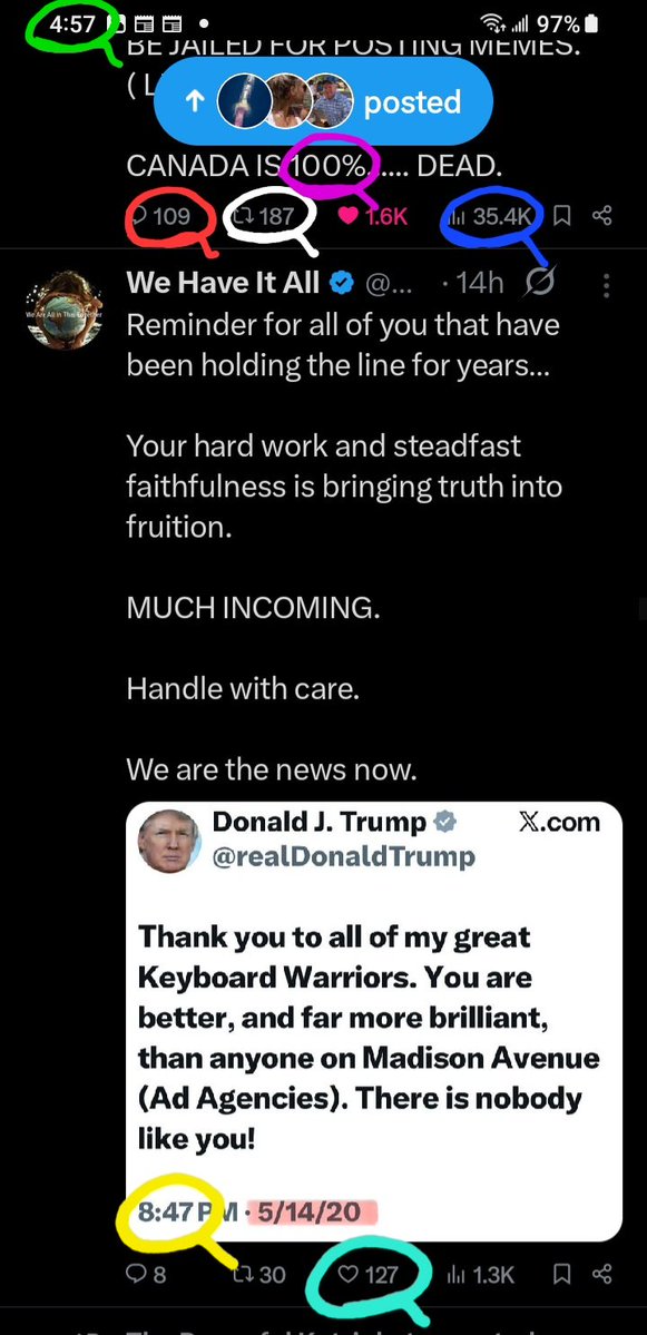 DeanDavis33's tweet image. 1️⃣0️⃣9️⃣ #OneZeroNine 
😏 #WhatAreTheOdds 🤣
1️⃣2️⃣7️⃣ #OneTwoSeven 
3️⃣5️⃣4️⃣ #ThreeFiveFour 
4️⃣5️⃣7️⃣ #FourFiveSeven 
1️⃣8️⃣7️⃣ #OneEightSeven 
8️⃣4️⃣7️⃣ #EightFourSeven 
💯 #OneHundredPercent 🐇