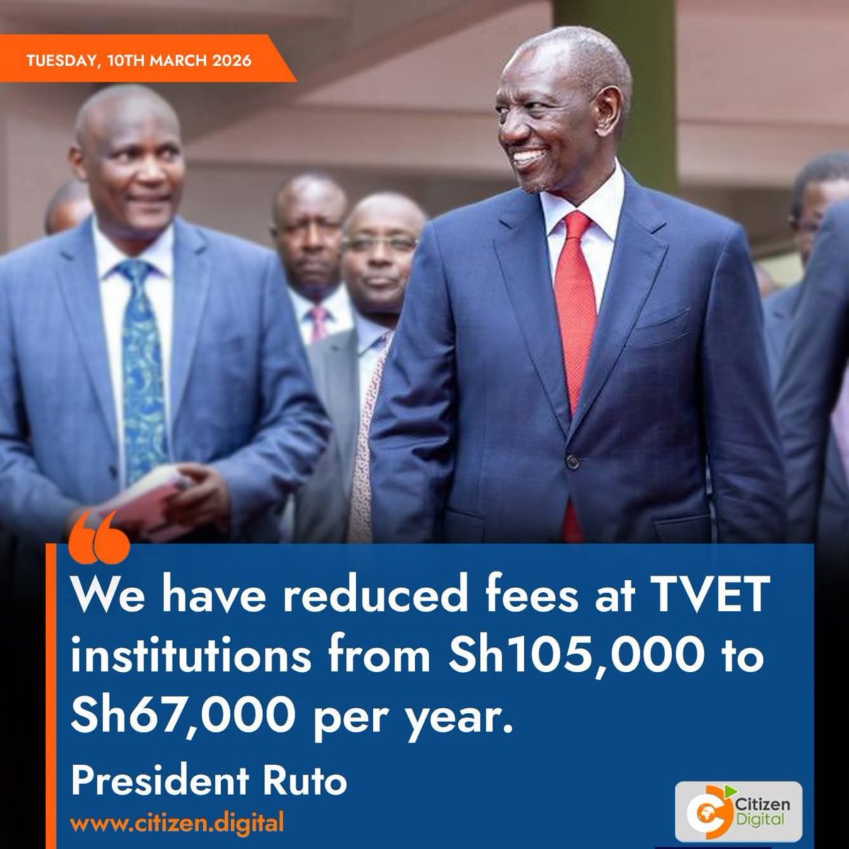 Take office when the fee is at Ksh 32,000, take it to Ksh 105,000 and after 3 years, reduce it to Ksh 67,000.

Makofi 👏👏👏👏👏👏👏👏👏👏👏👏