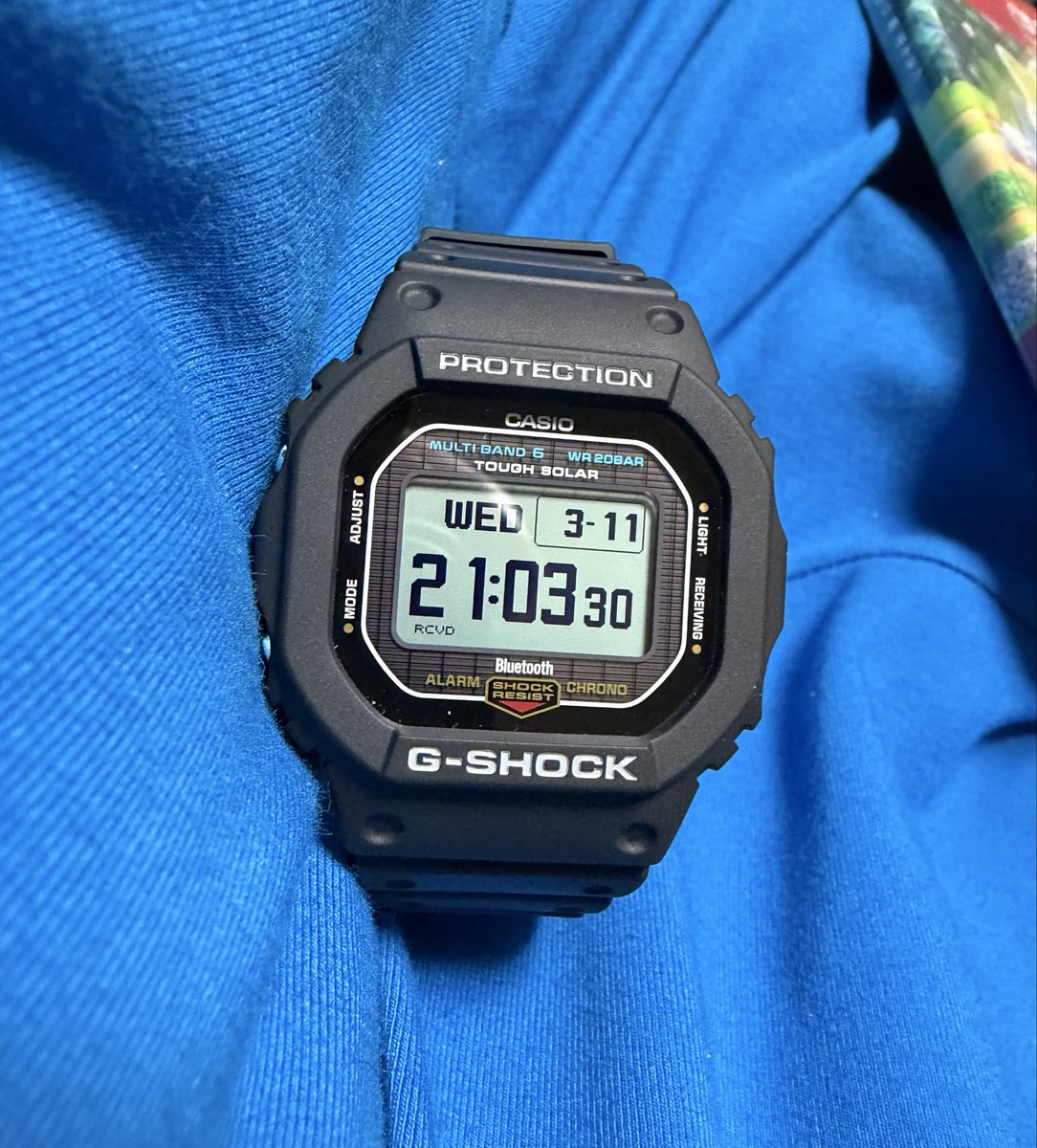 dsuke_project's tweet photo. G-SHOCK新調しちゃった！
MIP液晶のやつ、確かにスタンダードなやつよりかなり見やすいね https://t.co/bm0A7JY2dA