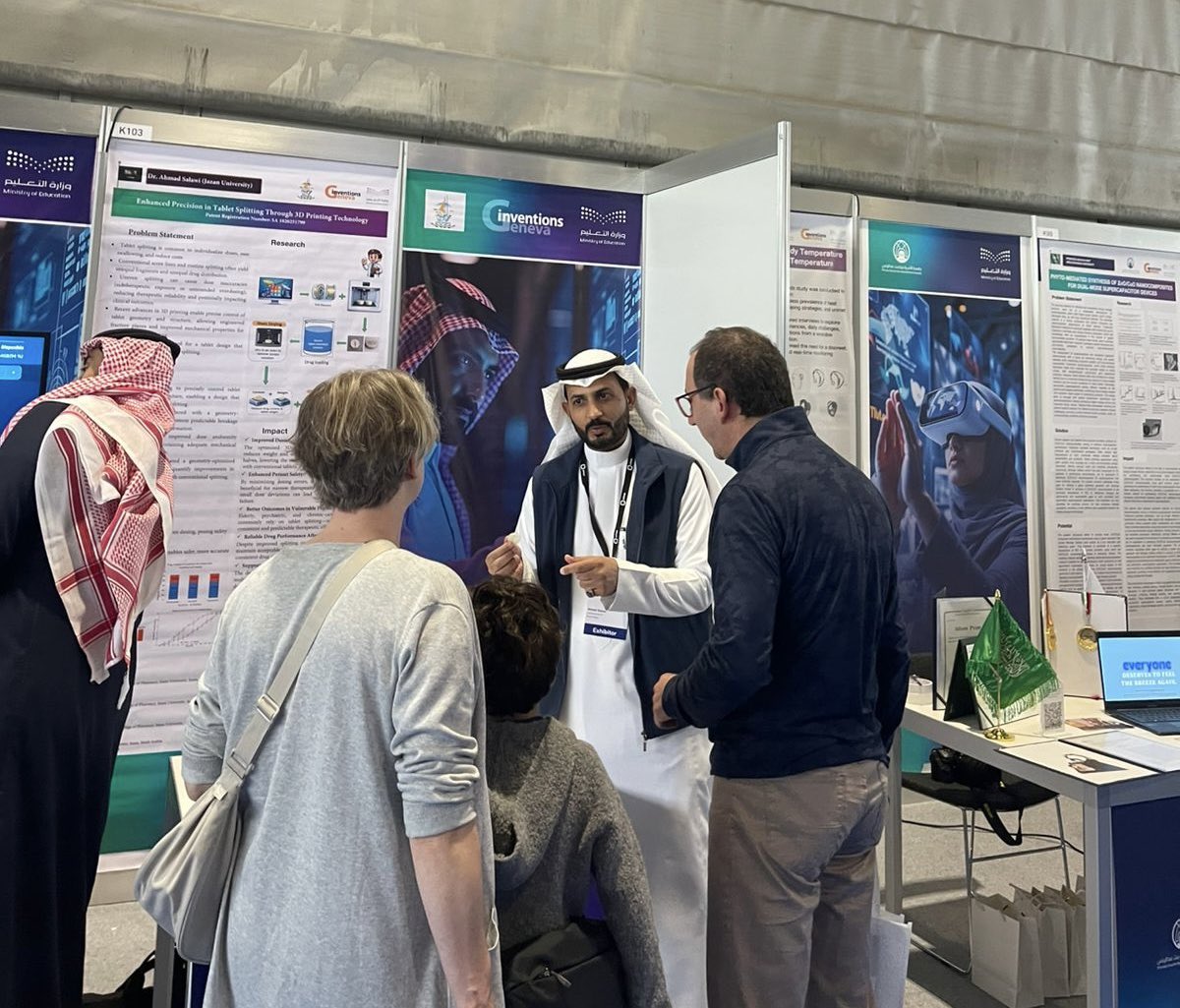 AhmadSalawi1's tweet photo. تشرفت بتمثيل جامعة جازان ووطني الغالي المملكة العربية السعودية في مؤتمر جنيف الدولي للابتكارات 2026. 
تمثيل الوطن مسؤولية عظيمة أعتز بها، وفخر أحمله باسم بلادي في هذا المحفل العلمي العالمي 🇸🇦💚

#جامعة_جازان
#وزارة_التعليم
#معرض_جنيف https://t.co/80YXasq6Zd