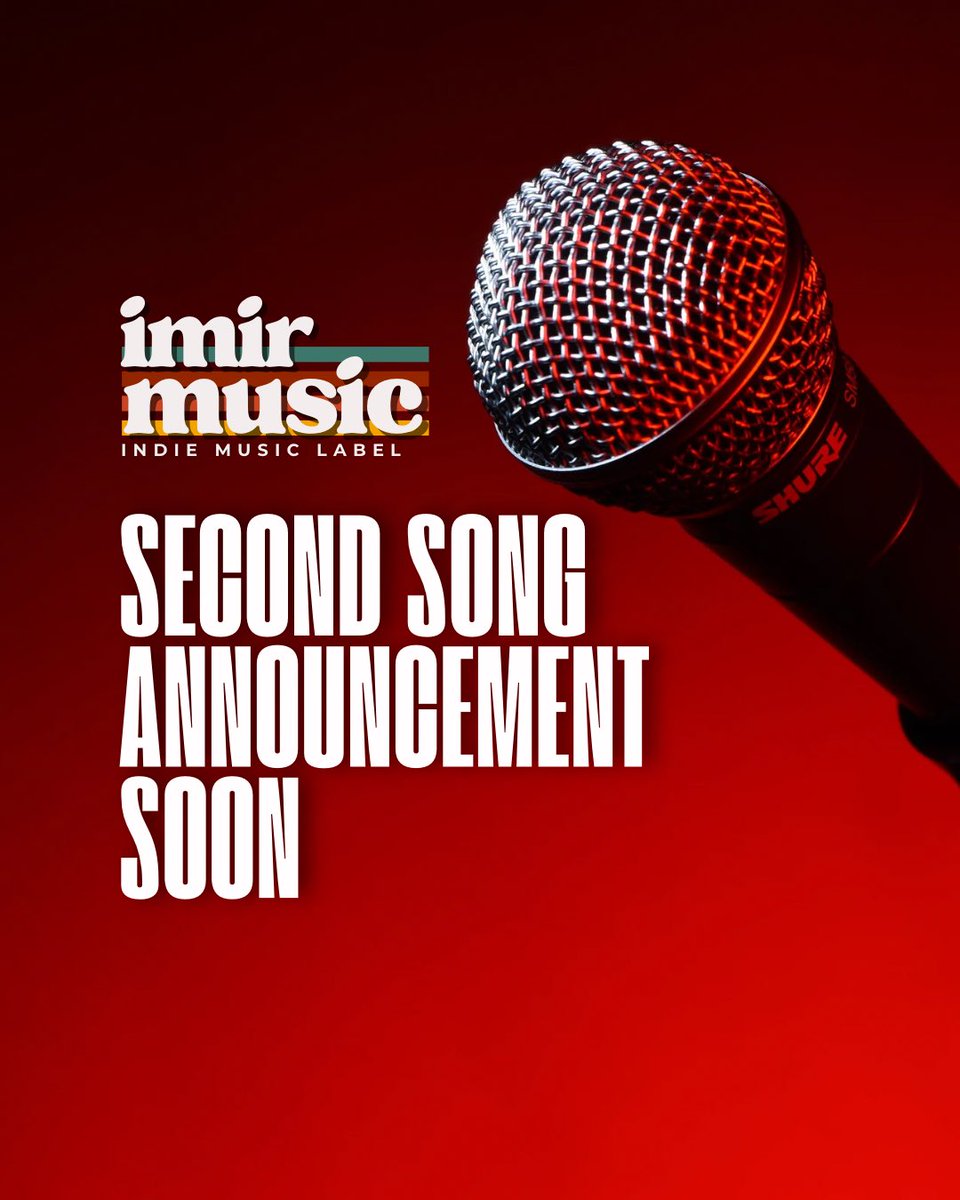 The second release from IMIR MUSIC is on the way… and we can’t wait to share it with you. 🔥

📩 Send your demos to info@imirmusic.com
📥 Or DM us your work

#IMIRMusic #TamilIndie #IndependentArtists #NewMusicComing #SupportIndie MusicOpportunity TamilMusic