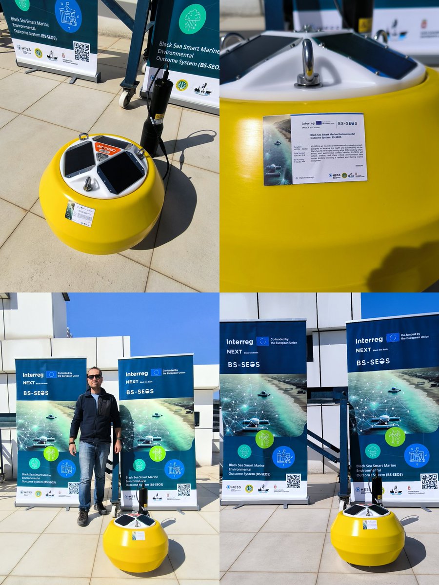 Denizhandv's tweet photo. Welcome To Istanbul University, Institute of Marine Sciences and Management, Obscape Oceanographic Buoy. This oceanographic buoy was acquired by our institute as part of the Blacksea NEXT BS-SEOS project and will be released into the sea off Karaburun (Black Sea). @bs.seos https://t.co/ESqDaw64P2