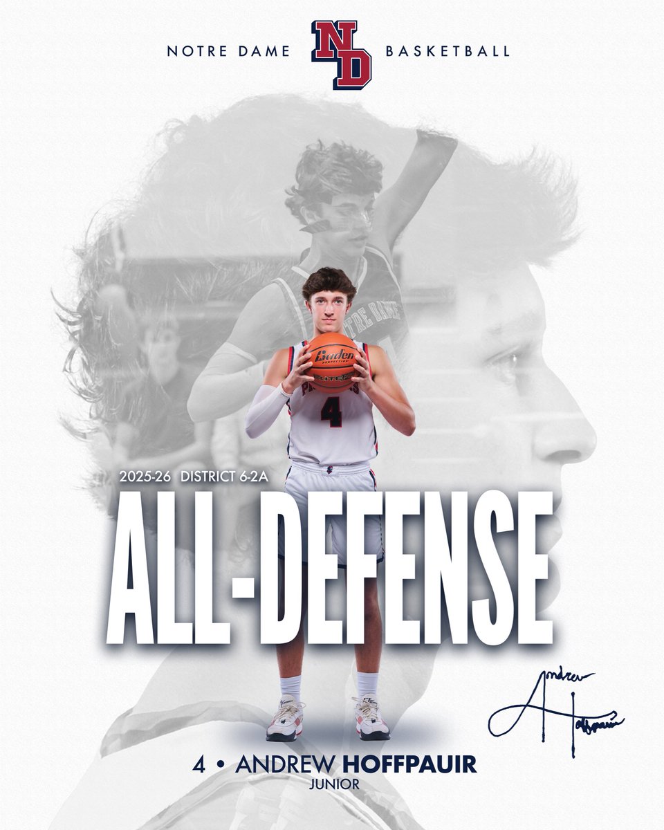 NDPiosHoops's tweet photo. Congratulations to Andrew Hoffpauir for being named to the District 6-2A All-Defense Team  @2a_class @GeauxPrepsLA @LSL_Sportsline @SethLewisInc @georgefaust10 @PrepHoopsLA @OTBSports_ @JFitzTV @aasportsnet1 https://t.co/jYZEetjzXb
