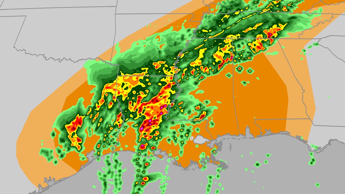 On Wednesday, the severe storm threat will move east into the Tennessee ...