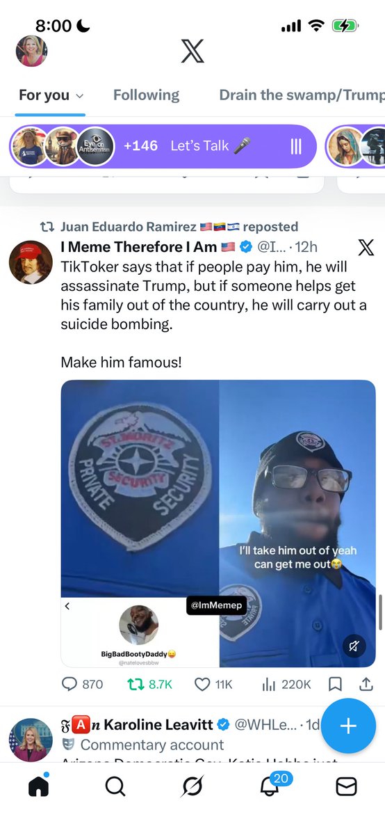 merrylynn06's tweet photo. @ImMeme0 @mbravo2471 #FBIKASHPATEL #Homelandsecurity This guy needs to get a knock on his door from the #FBI https://t.co/GiMWAB8t9C