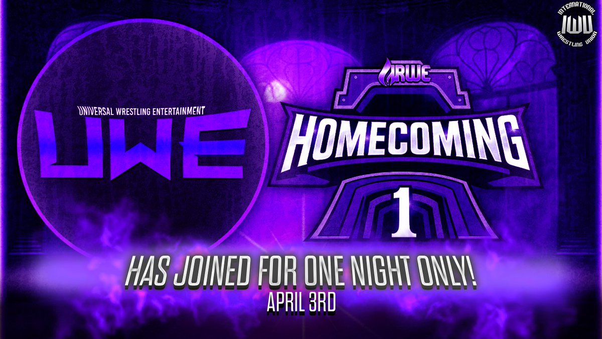 #IRWEHomecoming1 // FED ANNOUNCEMENT #4

Current <a href="/IWA_RBLX/">IWA</a>  Federation, <a href="/UWEONROBLOX/">UWE</a>  will be JOINING Homecoming for an SHOWCASE Match..

WHAT WILL THEY PROVE IN THE M&amp; T BANK STADIUM..?!

FIND OUR ON APRIL 3RD..

#IRWE2026