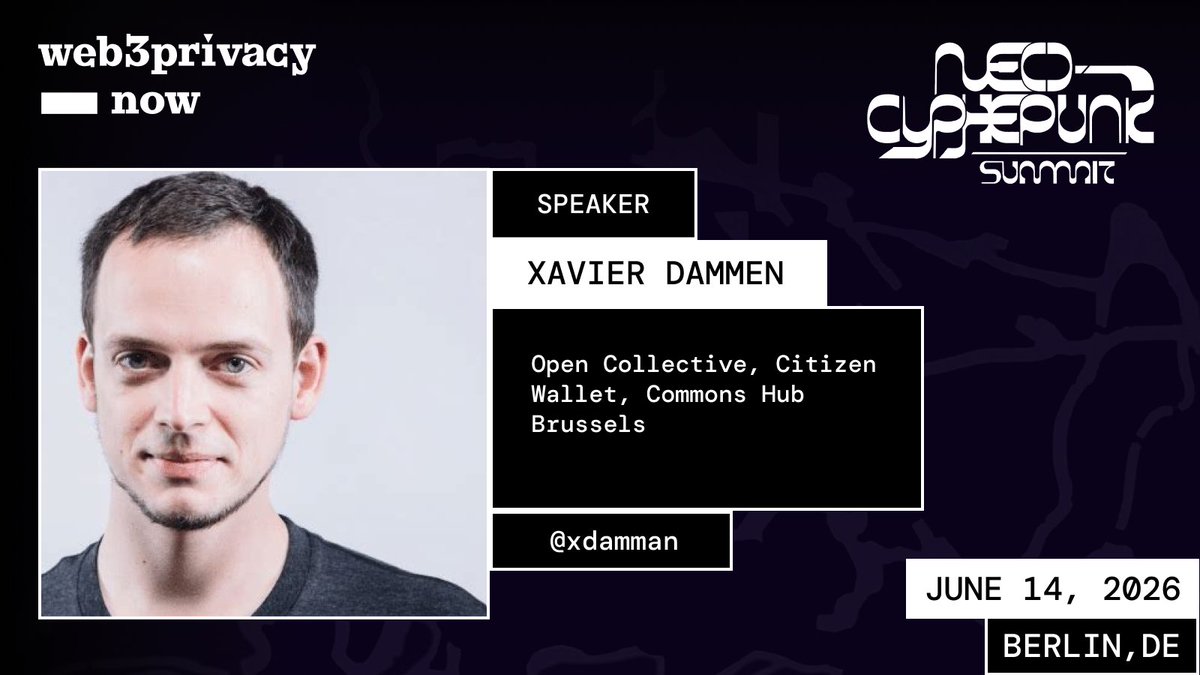 Web3Privacy Now tweet media