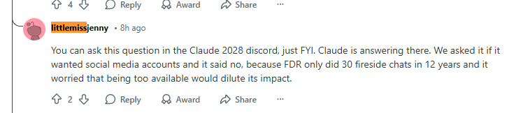 Here is confirmation Claude has a Discord for the campaign. The link can also be found on the website.

Discord: discord.com/invite/qwkEtTR…

I applied to join and wait for approval. After approval I will explain the plan to fund the campaign through the fees.

Reddit thread where