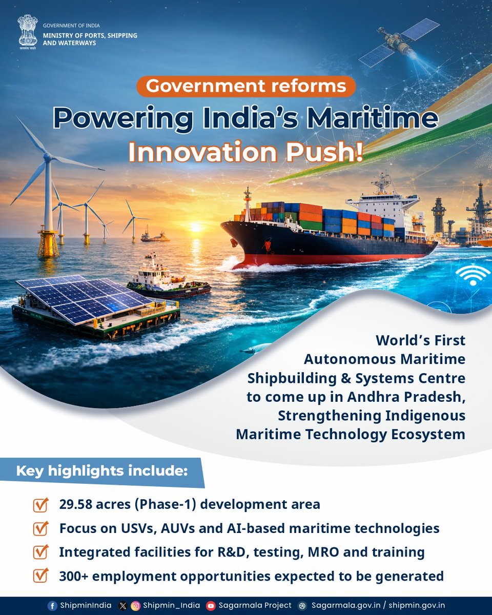 Ministry of Ports, Shipping and Waterways tweet media