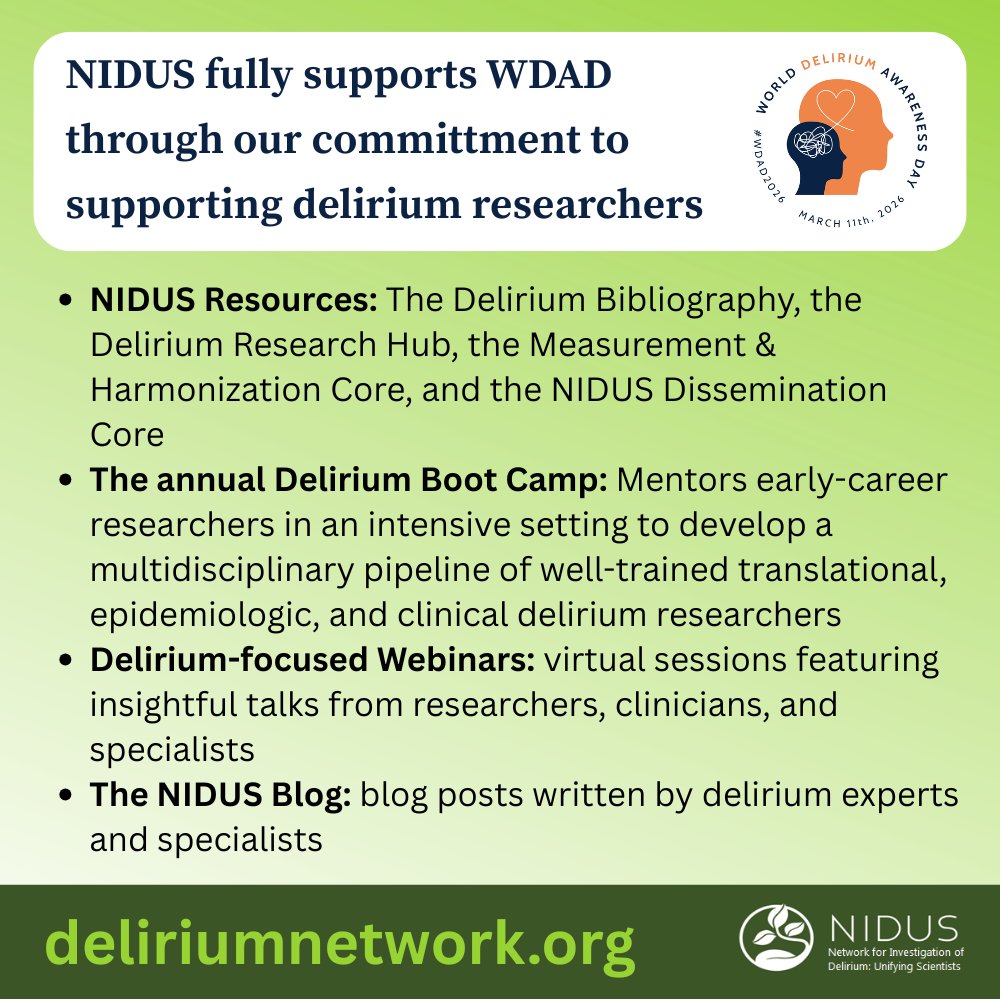 NIDUS Delirium Network tweet media