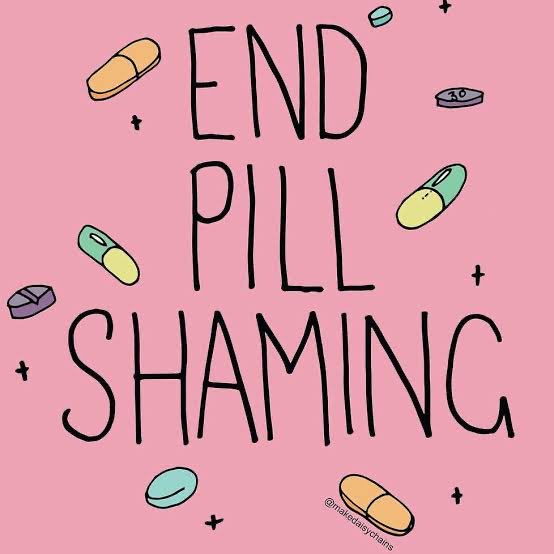🚨 Hey judgy ableist assholes coming for my meds: 

STOP it 💥💊

Do I *enjoy* choking down truckloads of pills every damn day, then more just to survive the brutal side effects they dump on me? Hell no.  👎 

My body &amp; brain already serve up nonstop torture - no, they don’t get