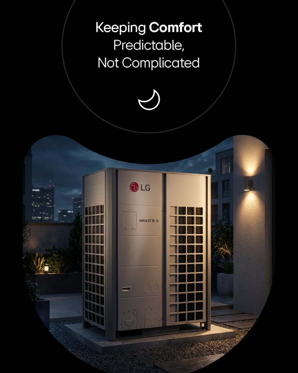 LGAfrica1's tweet image. The LG Multi V5 delivers powerful, intelligent cooling that adapts to your space, giving you reliable comfort when it matters most.

Learn more: spr.ly/6017B6Hfat

#HVACSolutions #LGHVAC #CommercialAC #LifesGood #LGNigeria #PowerfulPerformance #LGAirConditioner #LGMultiV5