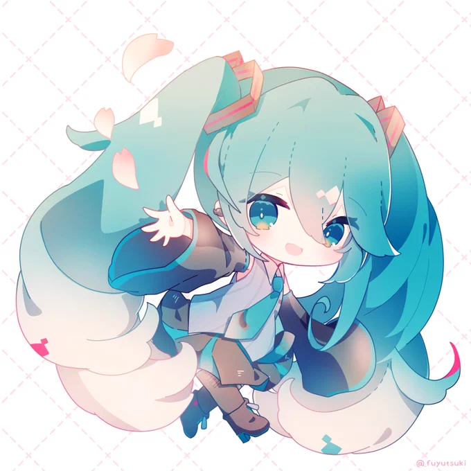 初音ミクV6描きました! V6ちゃんのデザイン本当に好き