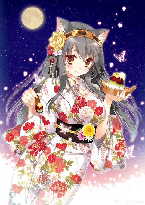 猫の日18日目 浴衣はるにゃ