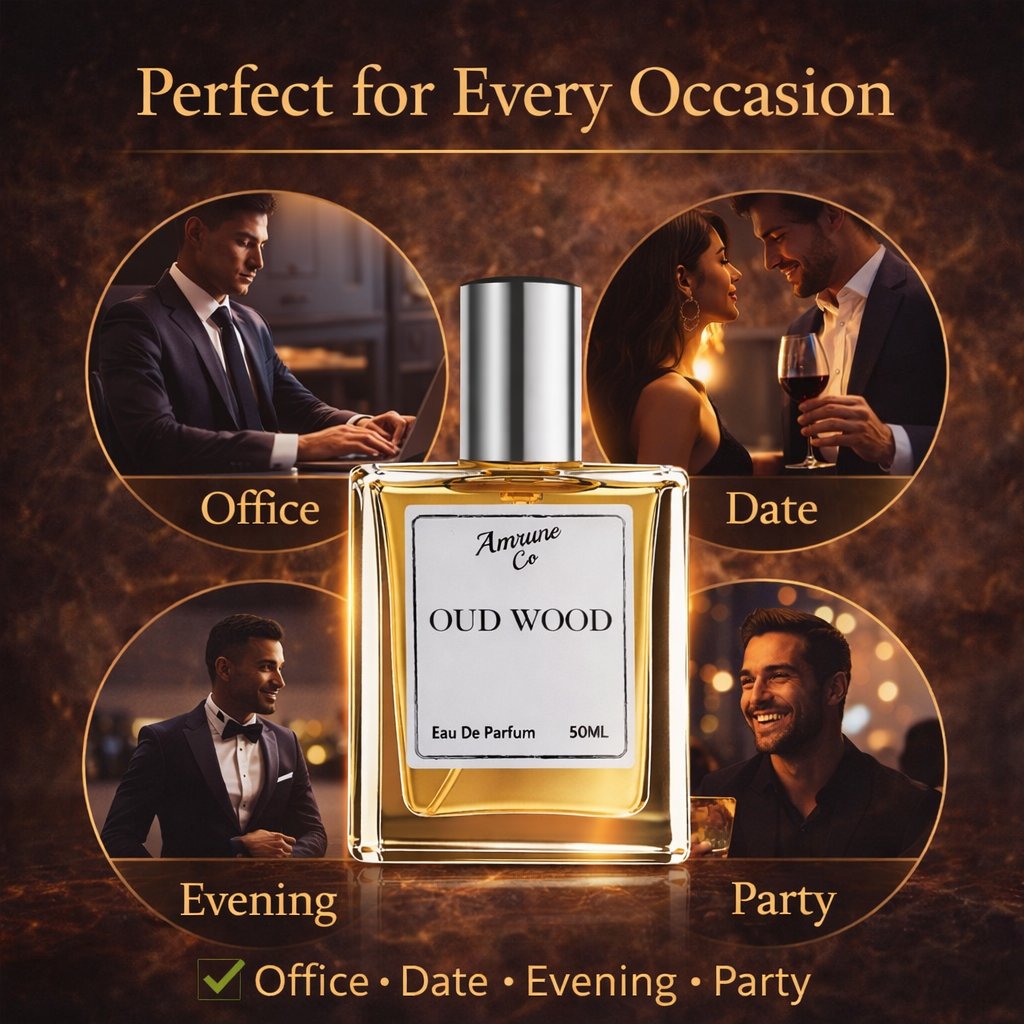 AmruneCo's tweet photo. OUD WOOD — A fragrance that speaks the language of elegance and depth.

Warm spices open the journey, unfolding into the richness of oud and sandalwood, before settling into a sensual base of amber, vanilla, and musk.

#AmruneCo #OudWood #LuxuryFragrance #WoodyFragrance https://t.co/obR9bruOPx