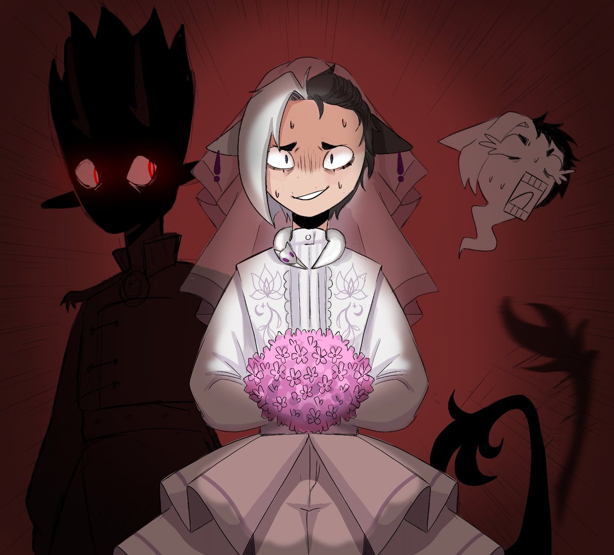 Ilustraciones inspiradas en el primer y segundo capitulo de mi fic.

#sengen #gensen #au #DrSTONE