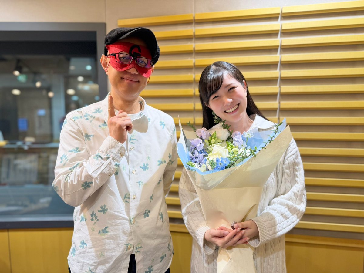 getters1242's tweet photo. 『 #ゲッターズ飯田 ラジオで占いまSHOW』
今週もお聴き頂きありがとうございました! 

東島さん
ゲッ婚(ゲッターズ婚)おめでとうございます🎉
#ラジオで占い #東島衣里

今シーズン残りあと2回も是非お聴きください！

radikoタイムフリーでもう一度📻
👉https://t.co/qohSDCDe9l https://t.co/q8LpgaDzAb